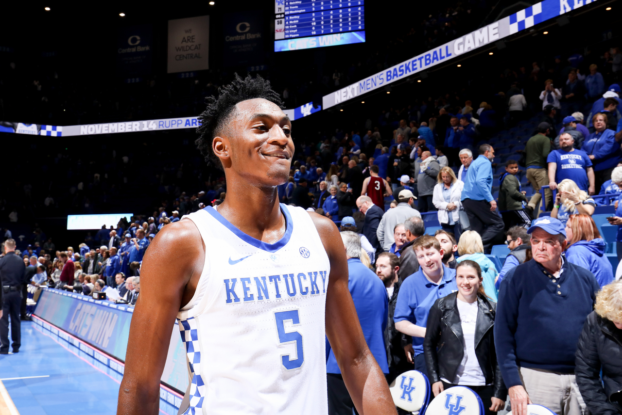 Immanuel Quickley

Men's basketball beat SIU 71-59.

Photo by Chet White | UK Athletics