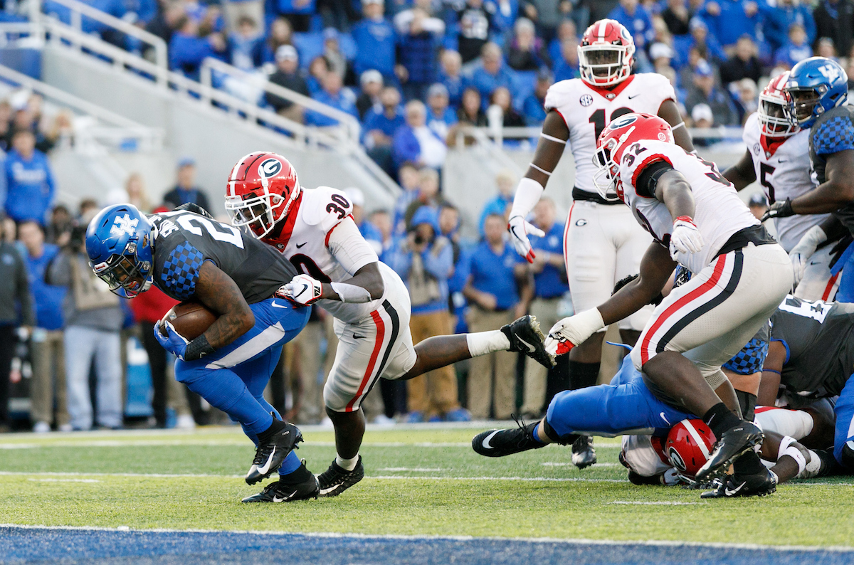Benny Snell Jr.

Georgia beats UK 34-17.


Photo by Elliott Hess | UK Athletics