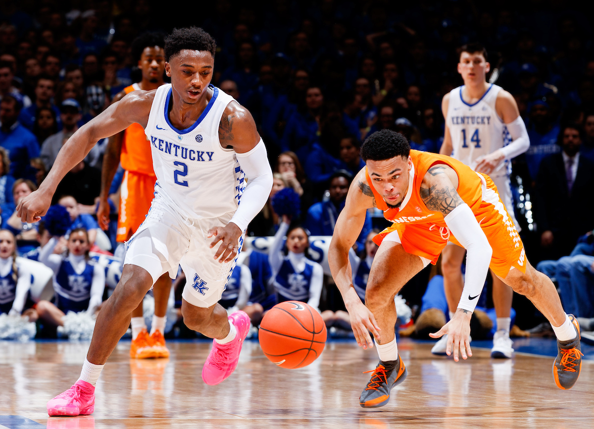 Ashton Hagans.


Kentucky beat Tennessee 86-69.

Photo by Elliott Hess | UK Athletics