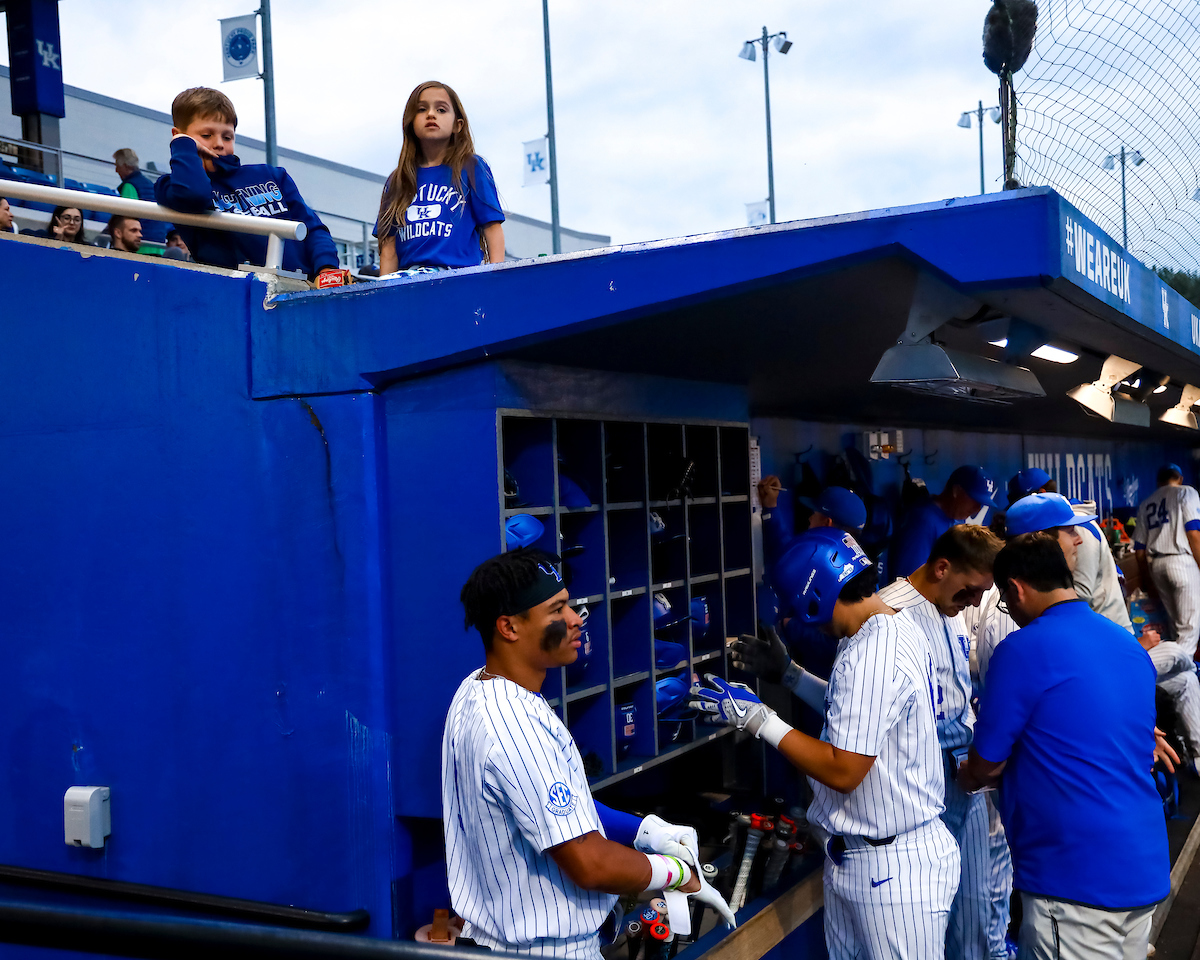 Fans. Dugout.

Kentucky beats Bellarmine 10-1.

Photo by Eddie Justice | UK Athletics