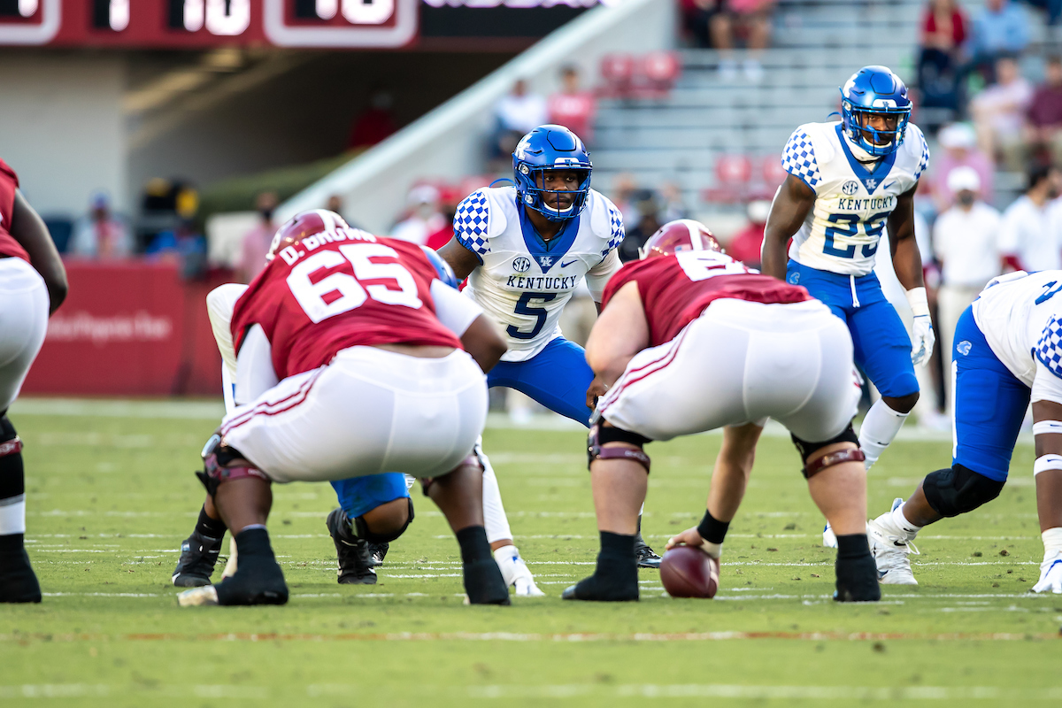 Deandre SquareAlabama defeats Kentucky 63-3Photo By Brian Moriarty | UK Football