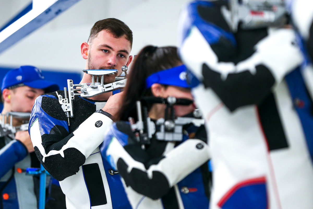 Mason Hamilton.

Kentucky Rifle competes against Memphis.

Photo by Grace Bradley | UK Athletics