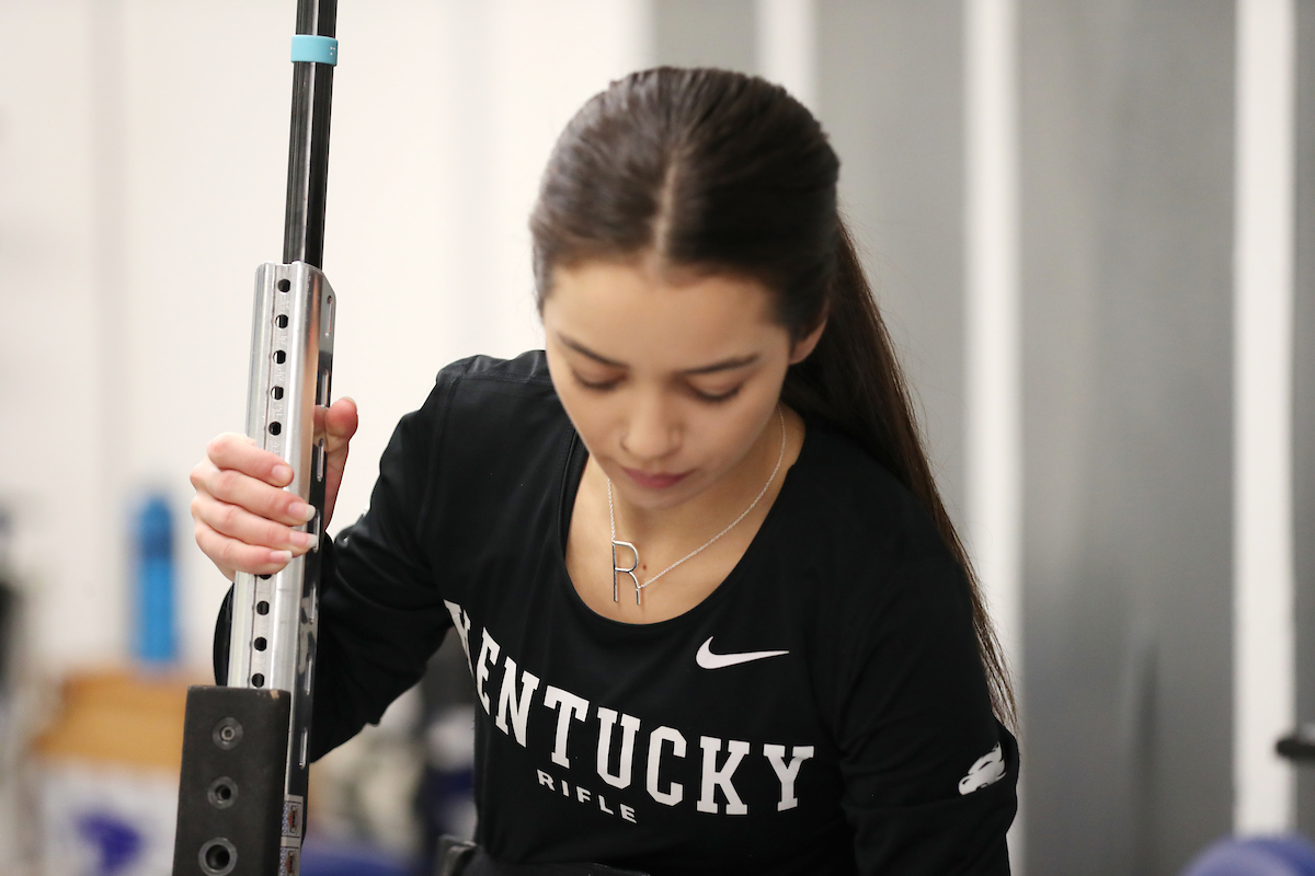 Rifle faces Akron. 

Photo by Britney Howard  | UK Athletics