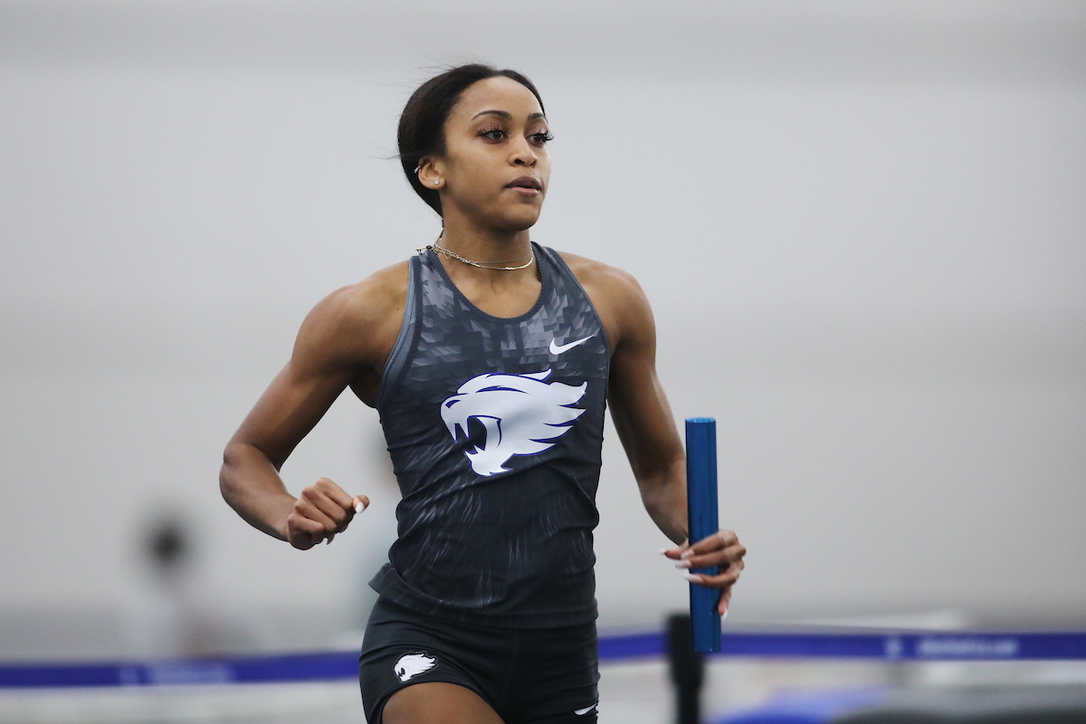 Celera Barnes.

Day One of Jim Greene Invitational.

Photo by Quinn Foster | UK Athletics