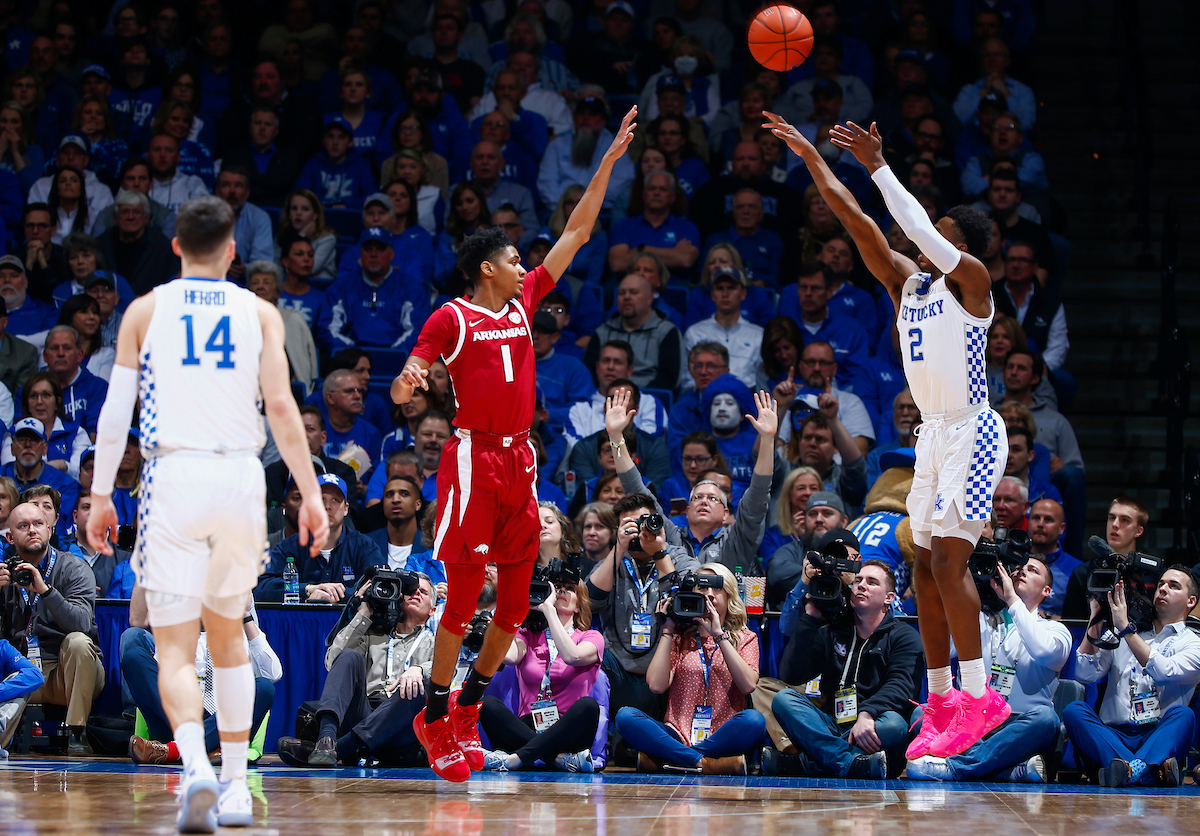 Ashton Hagans.

Kentucky beat Arkansas 70-66.

Photo by Chet White | UK Athletics