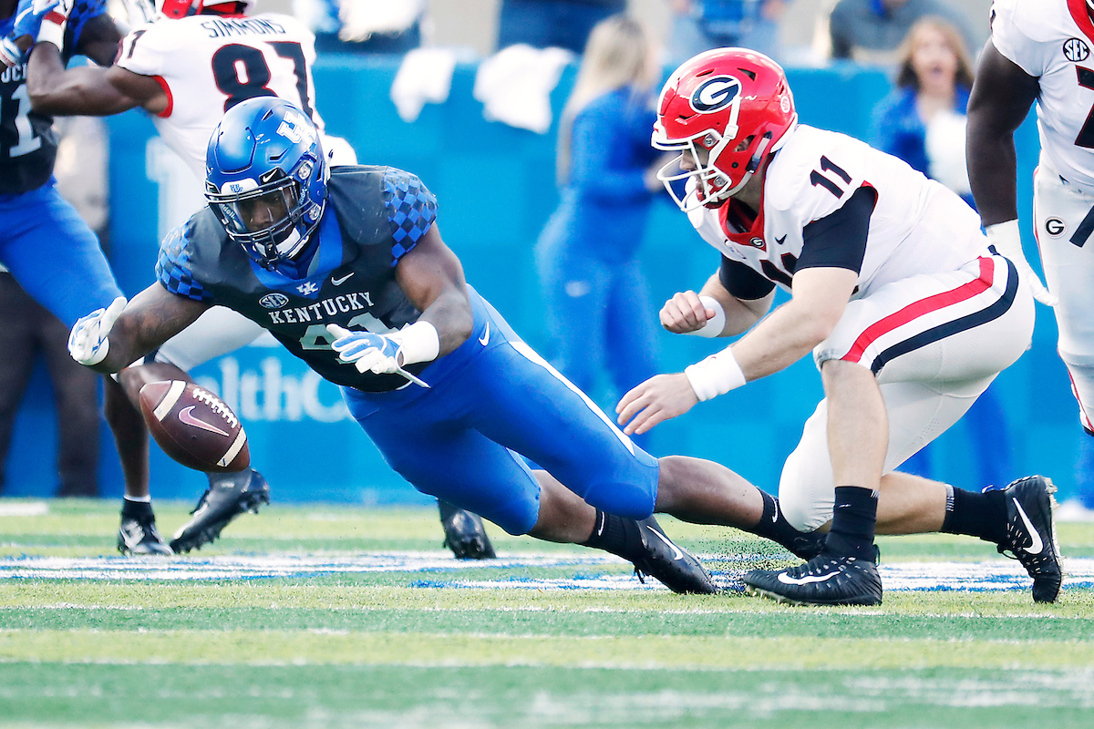 Josh Allen.

Georgia beats UK 34-17.

Photo by Chet White | UK Athletics