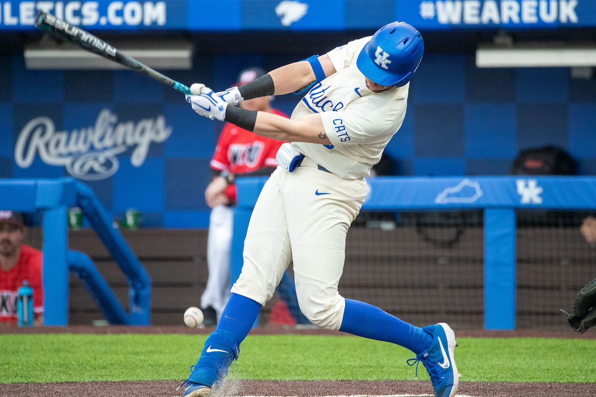 Kentucky Wildcats Coltyn Kessler (25)

UK over WKU 15-0 at Kentucky Proud Park. 

Photo by Mark Mahan | UK Athletics