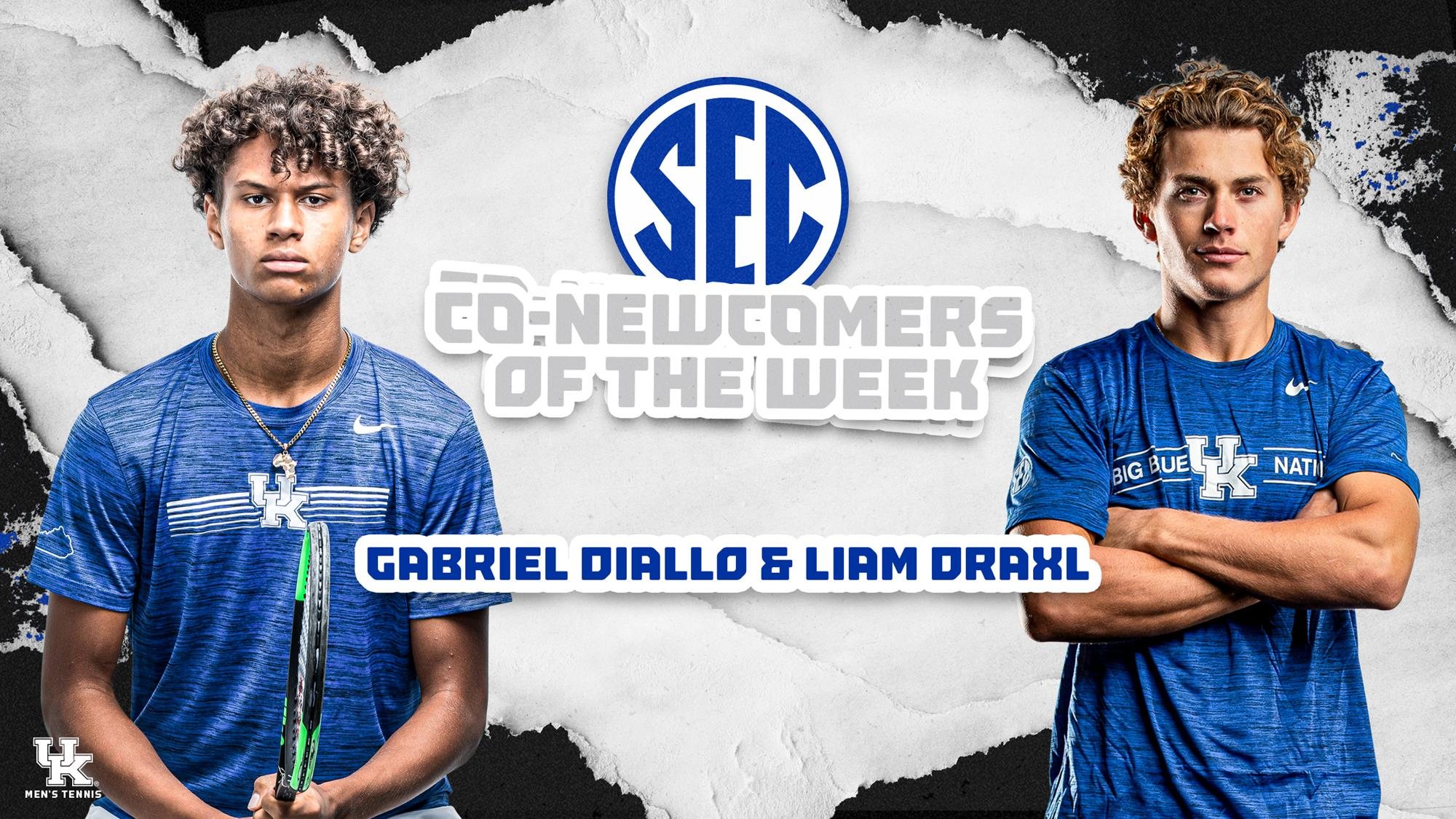 Draxl, Diallo Named SEC Co-Newcomers of the Week