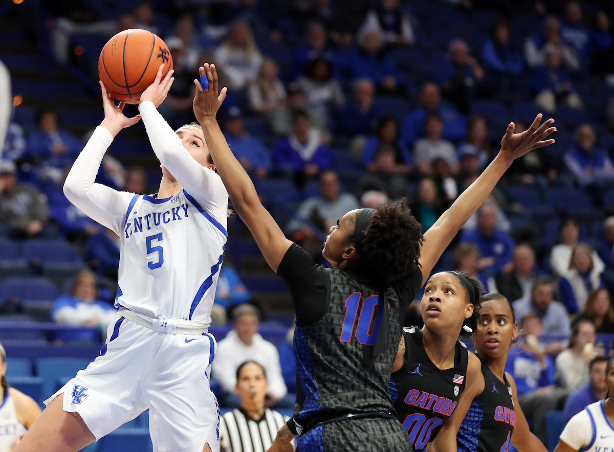 Blair Green

The UK Women's Basketball team beat Florida 62-51. 

Photo by Britney Howard | UK Athletics