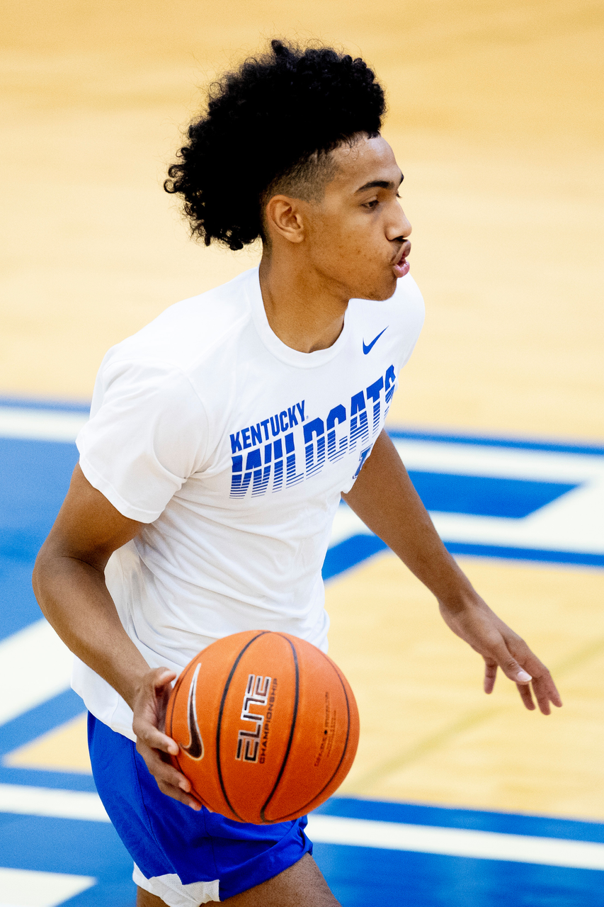 Jacob Toppin.

Kentucky menâ??s basketball workouts.

Photo by Chet White | UK Athletics