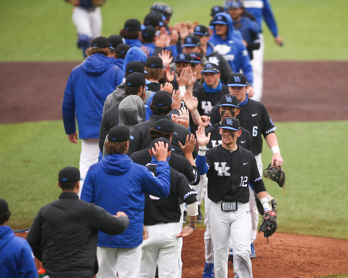 Team.

Kentucky beats LSU, 13-4.

Photo by Grace Bradley | UK Athletics
