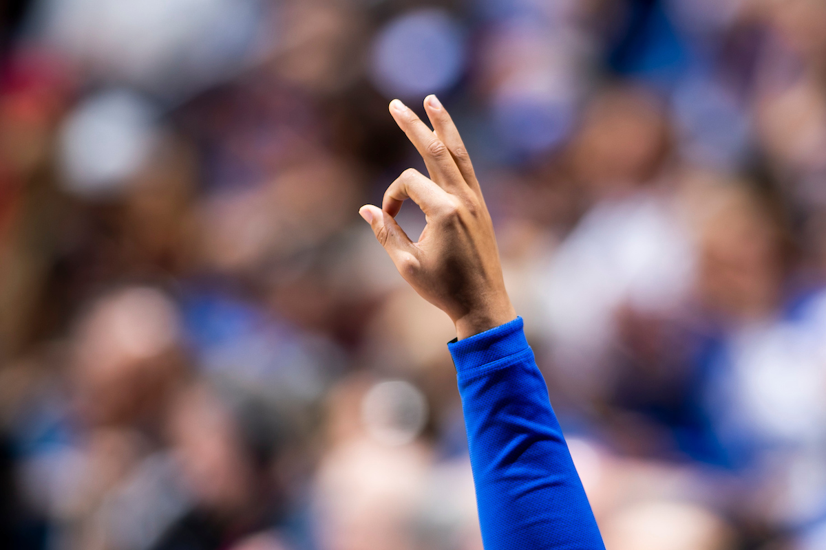 Three pointer.

Kentucky beat Lamar 81-56.

Photo by Chet White | UK Athletics