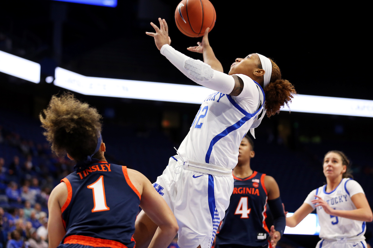 Jaida Roper


Women's Basketball beats Virginia 63-51 at Rupp Arena on Thursday, November 15, 2018.

Photo by Britney Howard  | UK Athletics