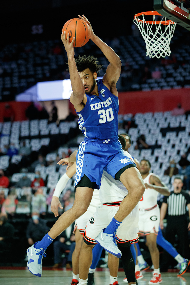 Olivier Sarr.

Kentucky falls to Georgia, 63-62.

Photo by Elliott Hess | UK Athletics