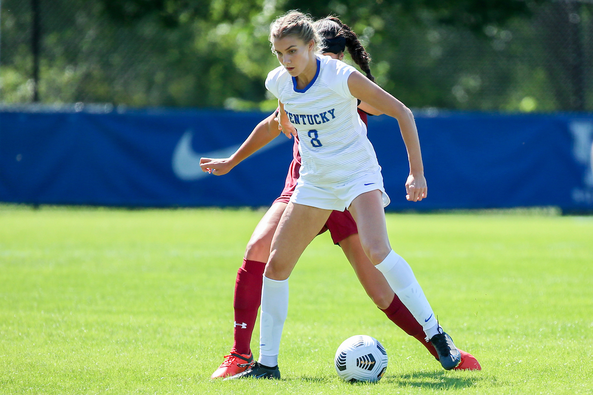 Hannah Richardson.

Kentucky falls to South Carolina 2 - 1.

Photo by Sarah Caputi | UK Athletics