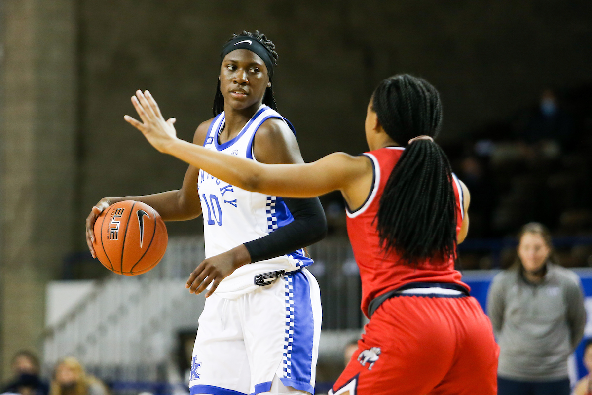 Rhyne Howard.

Kentucky beats Samford 88-54.

Photo by Hannah Phillips | UK Athletics