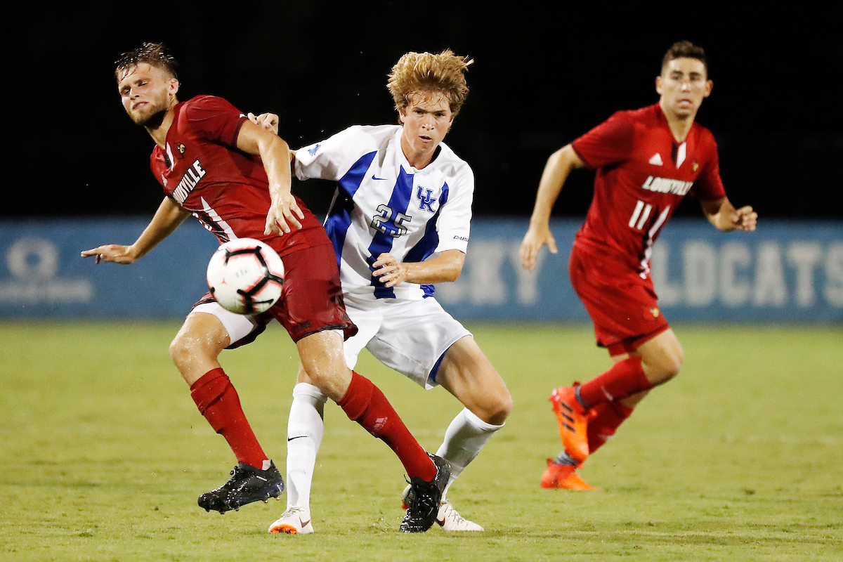 Clay Holstad.

Kentucky beats Louisville 3-0.


Photo by Chet White | UK Athletics
