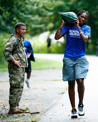 Rhyne Howard.

Kentucky Women’s Basketball team bonding trip to Fort Campbell.

Photo by Eddie Justice | UK Athletics