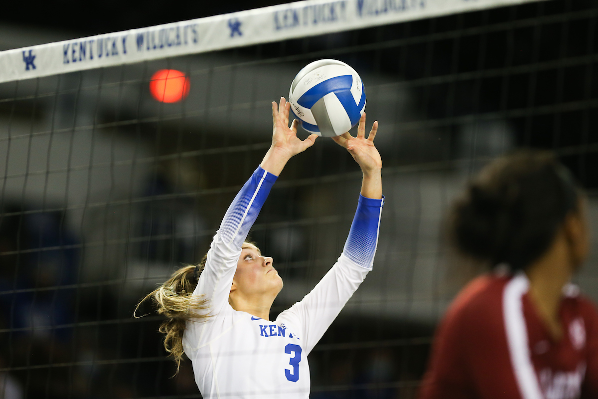 Madison Lilley.

Kentucky sweeps Alabama 3-0 and wins SEC Championship.

Photo by Hannah Phillips | UK Athletics