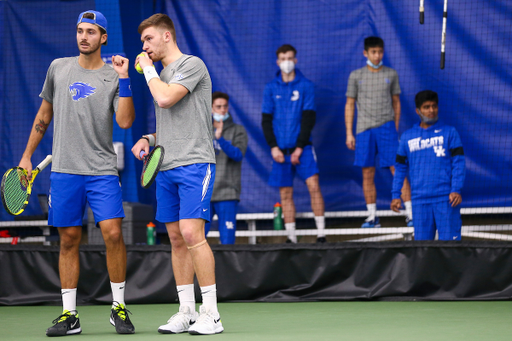 Yasha Zemel & Millen Hurrion.

Kentucky defeats Virginia Tech 5-2.

Photo by Grace Bradley | UK Athletics