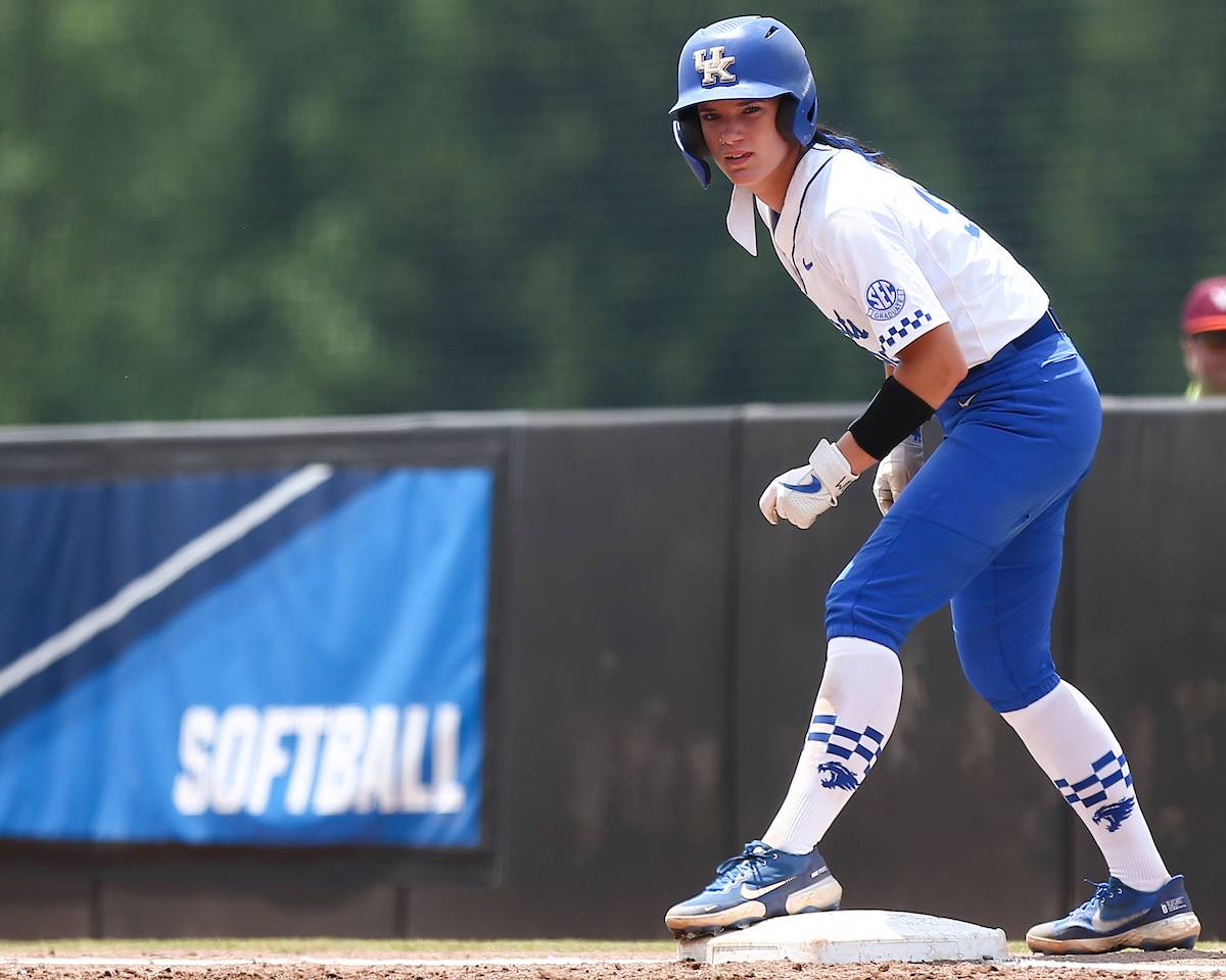 Kayla Kowalik.Kentucky falls to Virginia Tech 2-9.Photo by Grace Bradley | UK Athletics