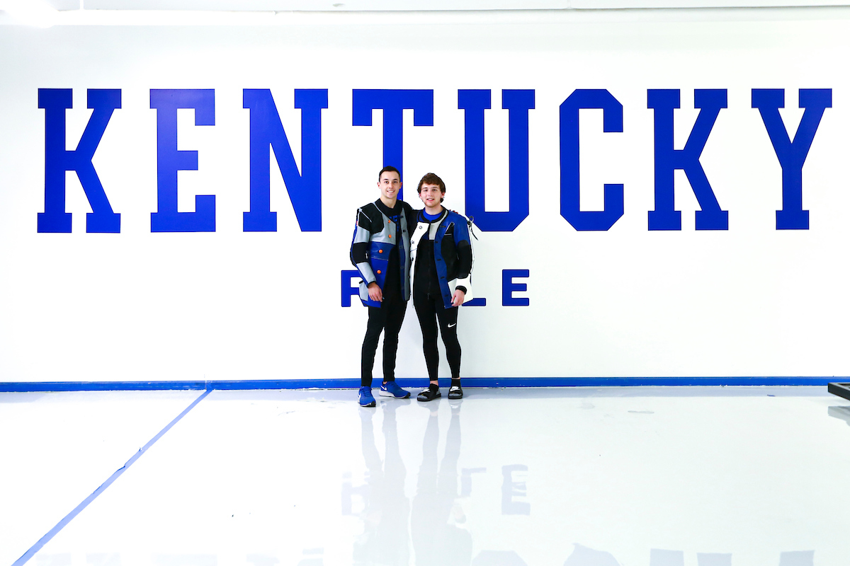 David Crenshaw, Mitchell Nelson.

Kentucky Rifle competes against Memphis.

Photo by Grace Bradley | UK Athletics
