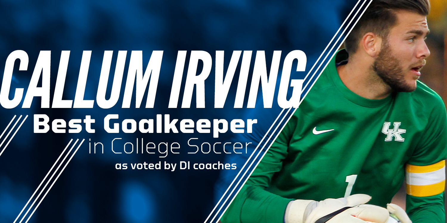 Callum Irving Rated Nation's Best Goalie by NCAA Coaches