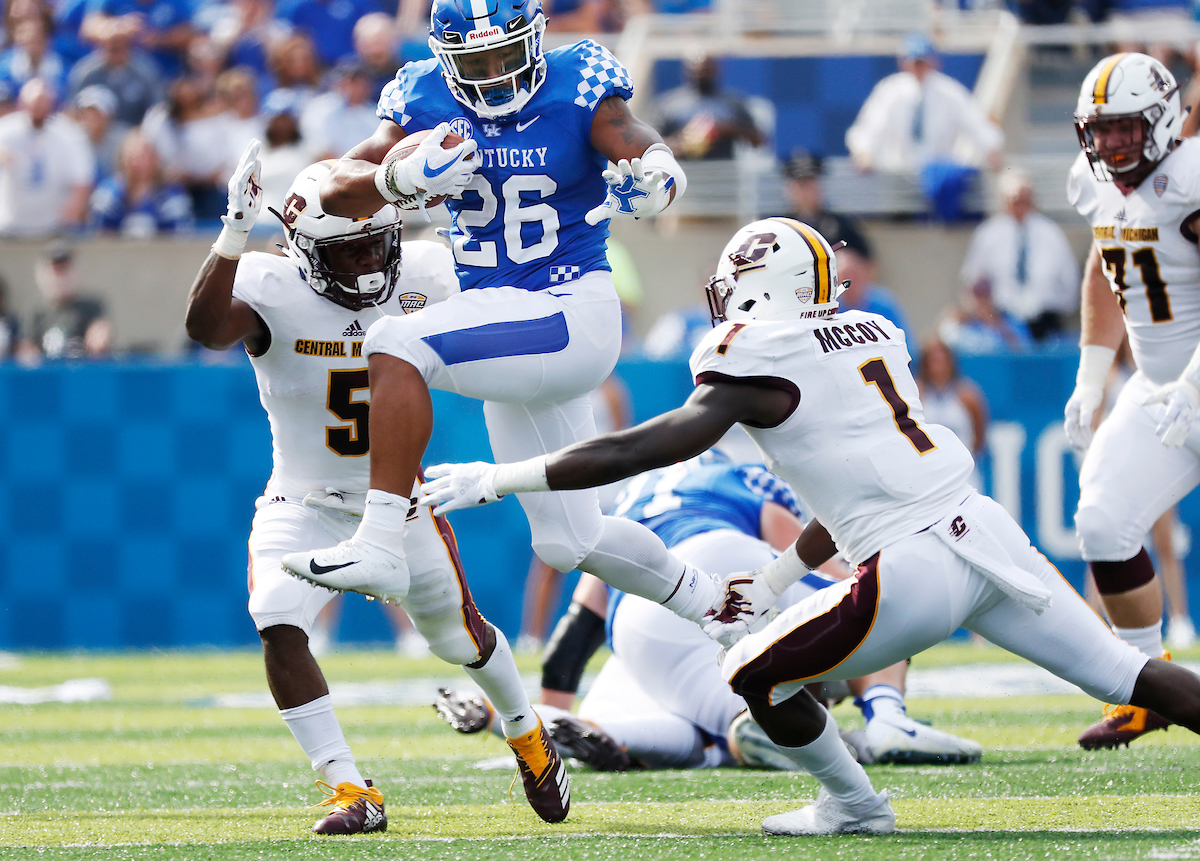 Benny Snell. 

Kentucky beats Central Michigan 35-20.


Photo by Chet White | UK Athletics