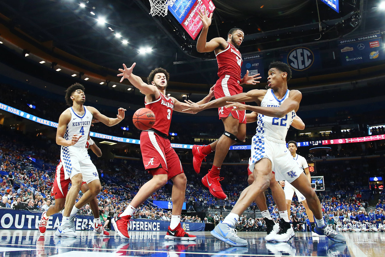 Shai Gilgeous-Alexander.

The University of Kentucky men's basketball team beat Alabama 86-63 in the semifinals of the 2018 SEC Men's Basketball Tournament at Scottrade Center in St. Louis, Mo., on Saturday, March 10, 2018.

Photo by Chet White | UK Athletics
