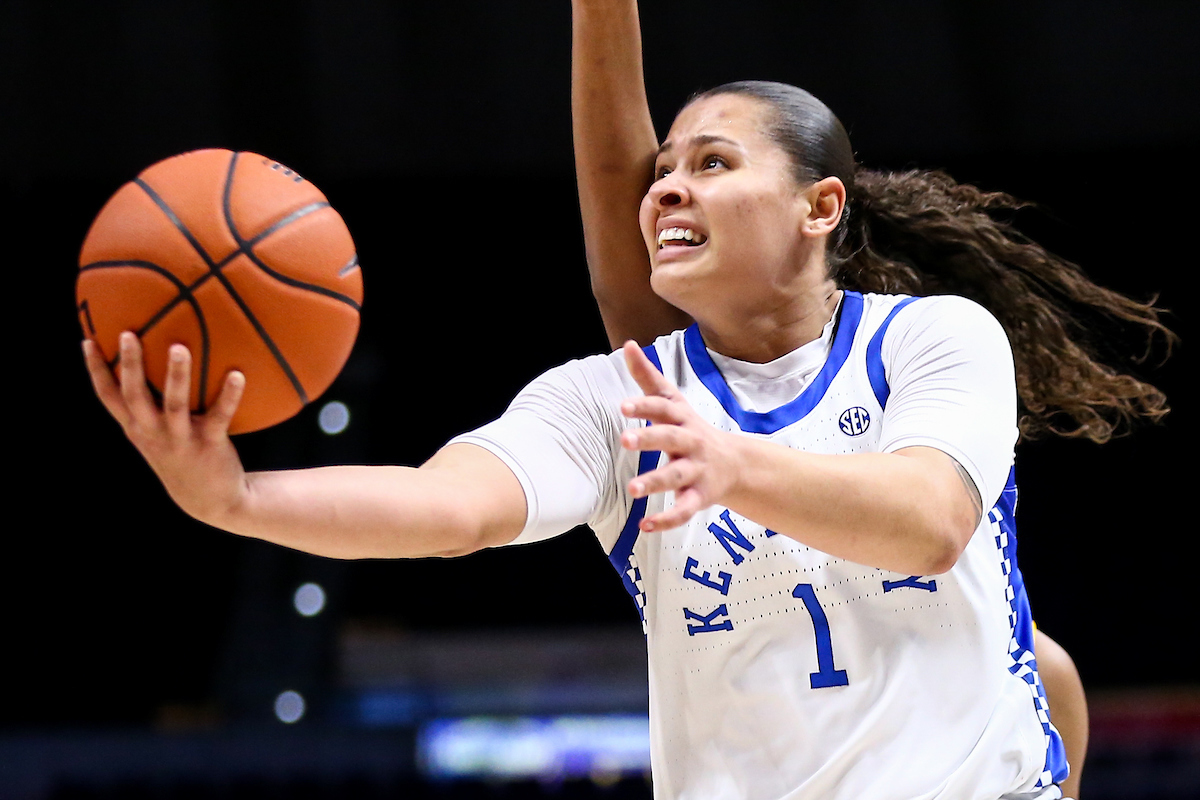 Sabrina Haines. 

Kentucky falls to LSU 65-59. 

Photo by Eddie Justice | UK Athletics