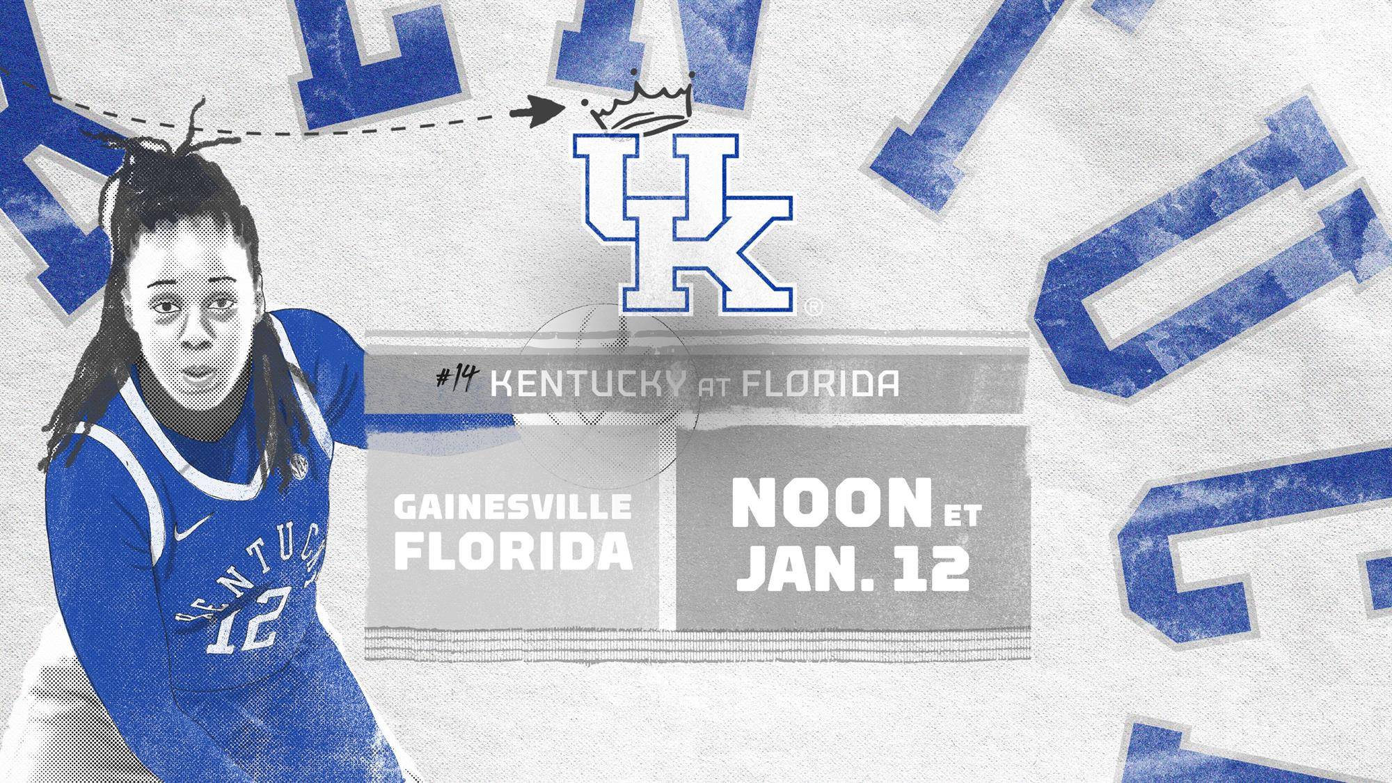 No. 14 Kentucky Has Quick Turnaround Sunday at Florida