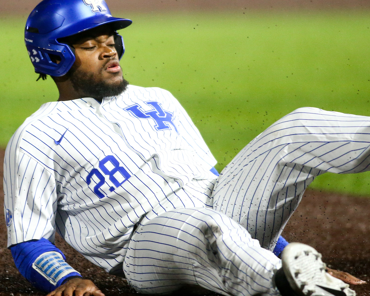 Oraj Anu. 

Kentucky loses to LSU 8-6. 

Photo by Eddie Justice | UK Athletics