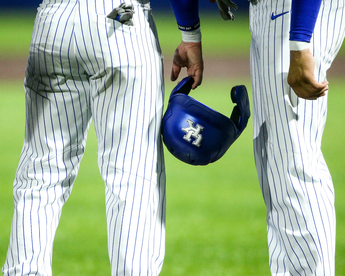 Helmet. 

Kentucky loses to LSU 8-6. 

Photo by Eddie Justice | UK Athletics