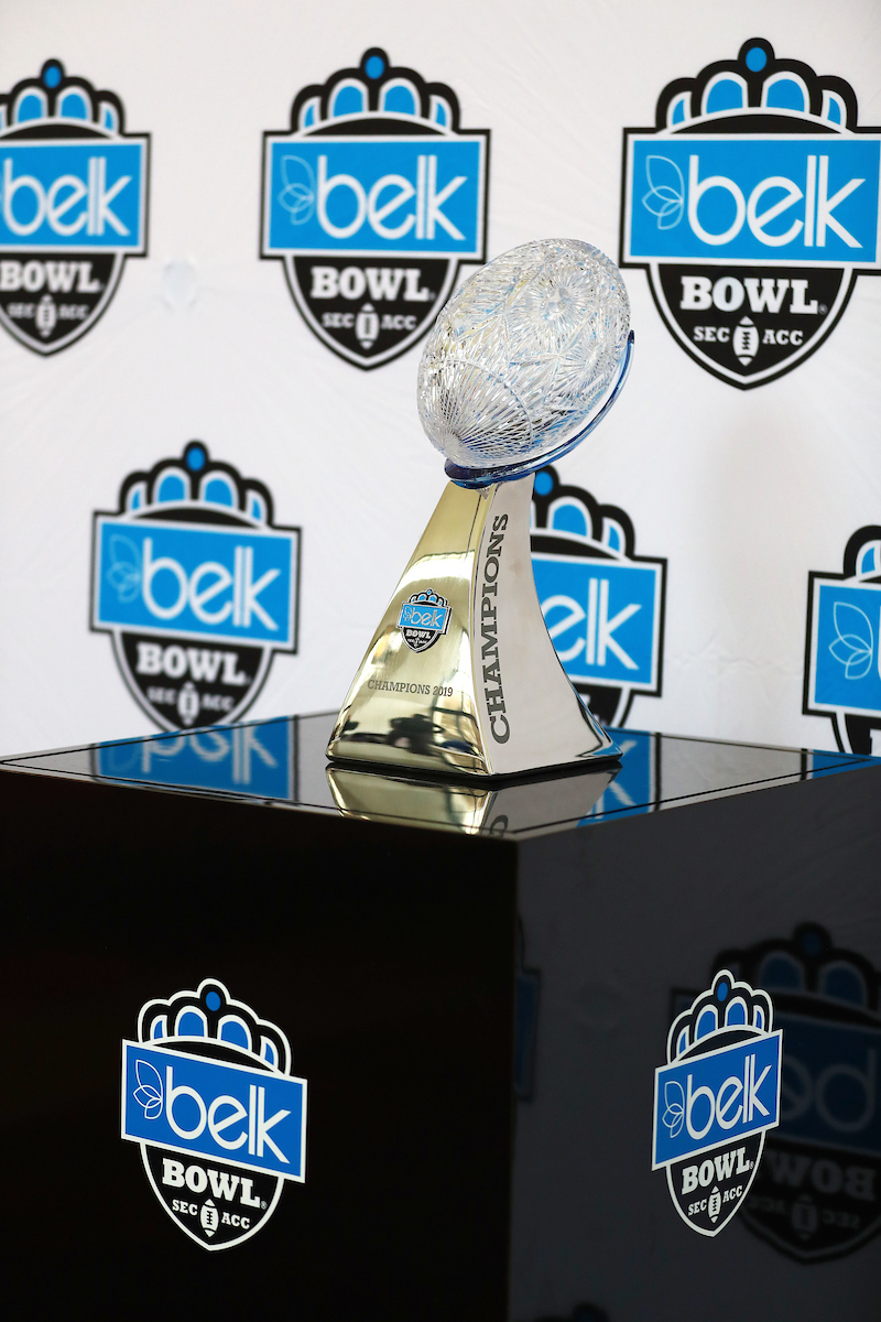 Belk Bowl Trophy
Belk Bowl Media Day

Photo by Britney Howard | Staff