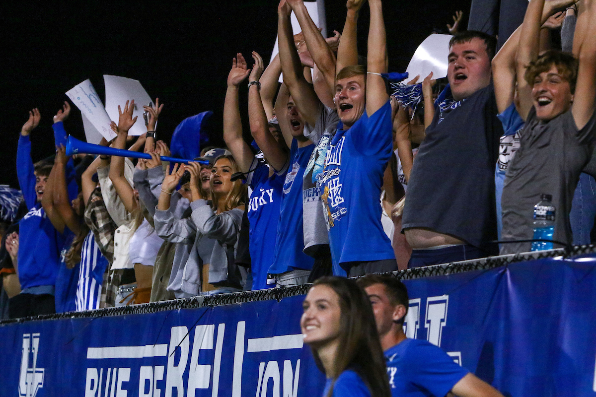 Student Section.Kentucky beats Notre Dame 1 - 0.Photo by Sarah Caputi | UK Athletics