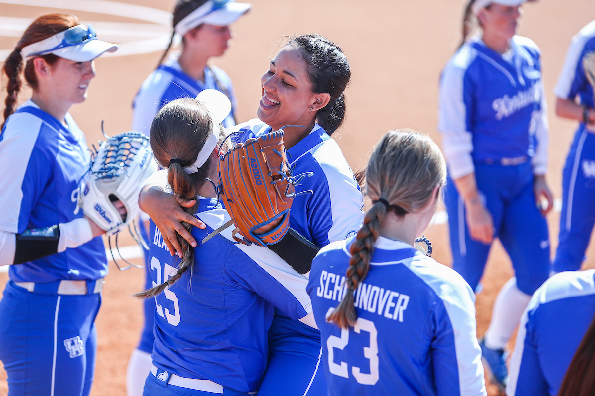 Kennedy Sullivan and Emmy Blane.

Kentucky defeats Ohio 16-8.

Photo by Sarah Caputi | UK Athletics