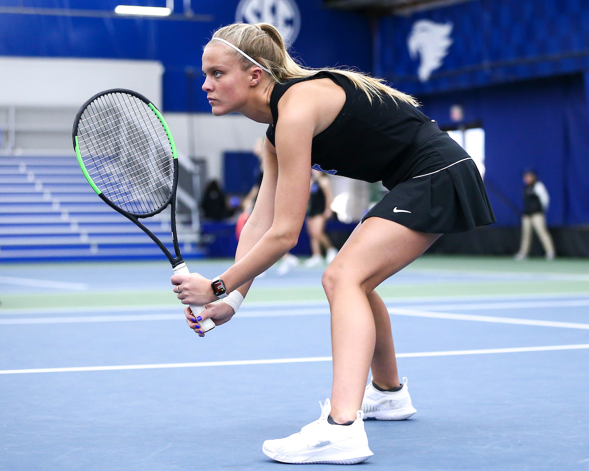 Ellie Eades.

Kentucky beats West Virginia 4-3.

Photo by Grace Bradley | UK Athletics