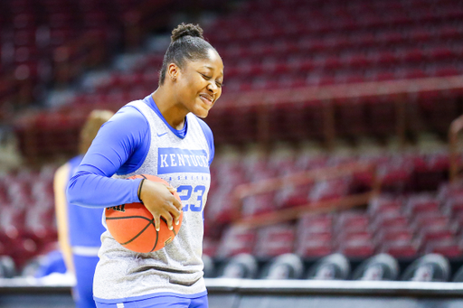 Kameron Roach. 

Kentucky WBB Practices before their game against South Carolina.  

Photo by Eddie Justice | UK Athletics