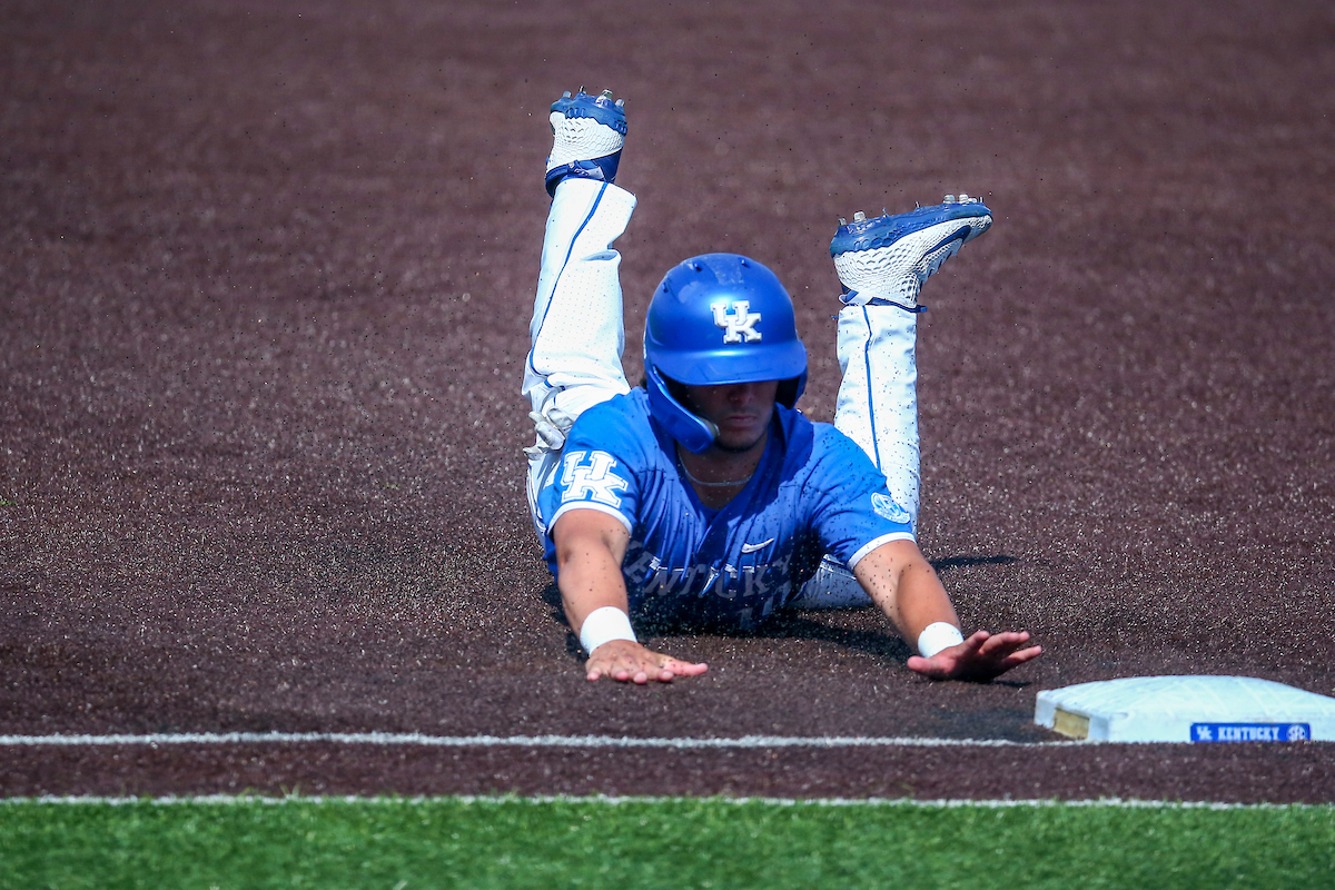 Hunter Jump.

Kentucky beats Auburn 5-1.

Photo by Sarah Caputi | UK Athletics