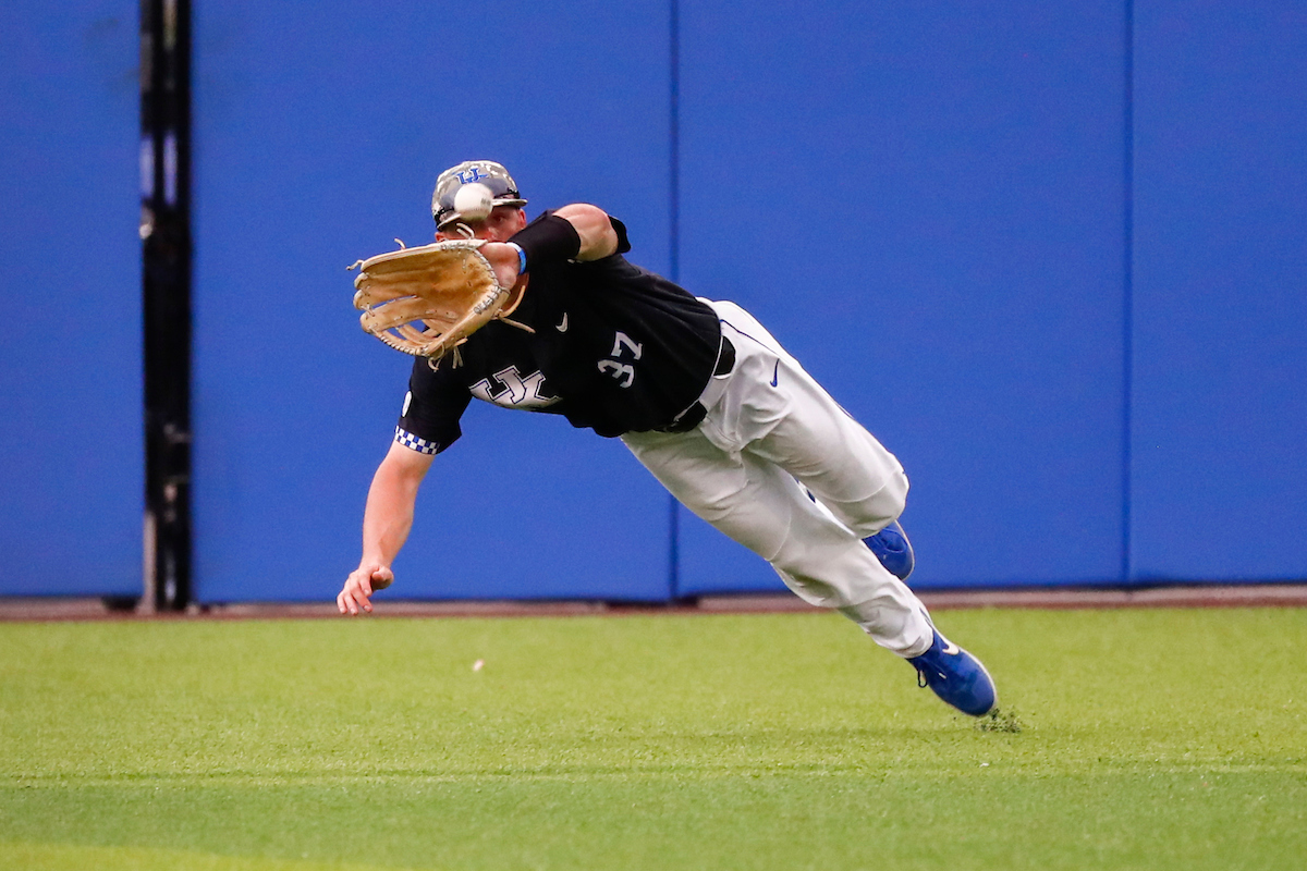 Cam Hill.

Kentucky falls to Arkansas 5-2.