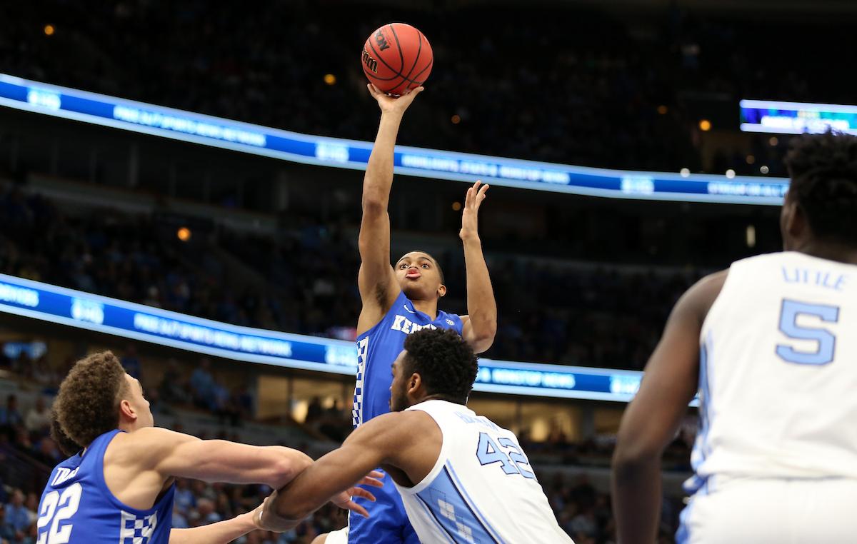 Keldon Johnson. 

UK beats to UNC 80-72. 


Photo By Barry Westerman | UK Athletics