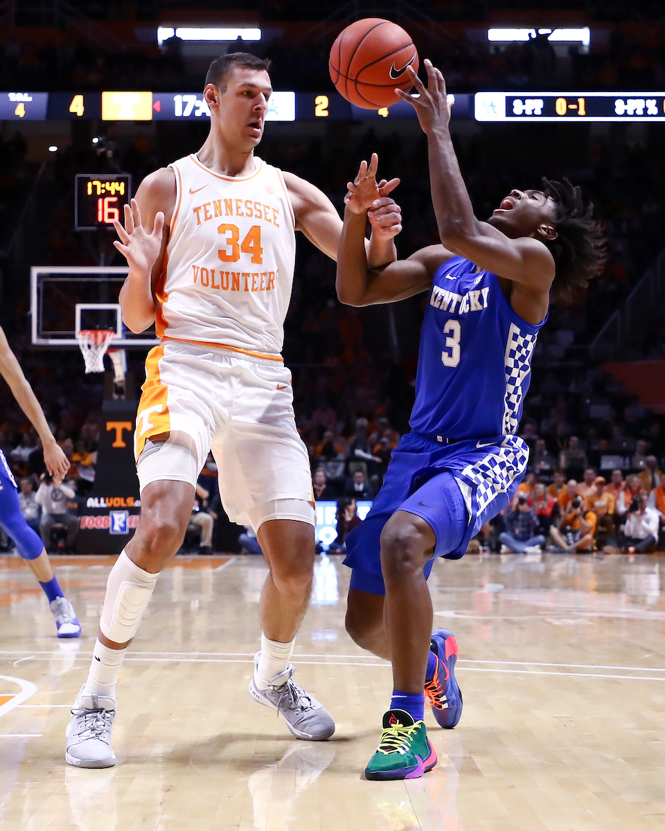 Tyrese Maxey.

Kentucky beat Tennessee, 77-64.

Photo by Elliott Hess | UK Athletics