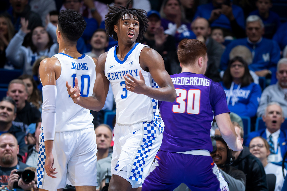 Tyrese Maxey.

UK falls to Evansville 67-64.

Photo by Chet White | UK Athletics