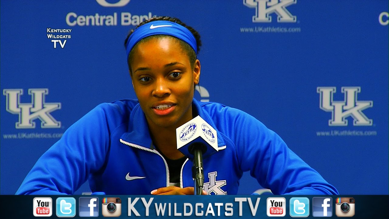 Kentucky Wildcats TV: Bria Goss Pre-Middle Tennessee