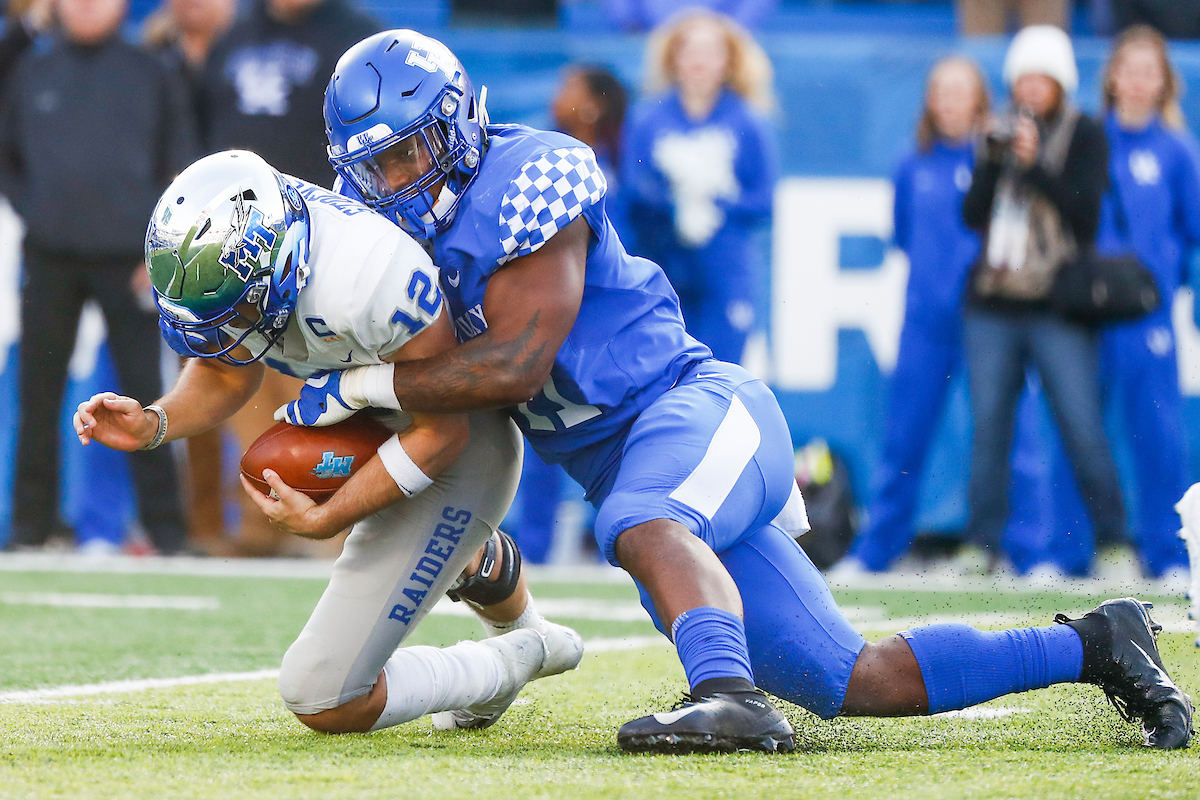 Josh Allen.

UK football beats MTSU 34-23 on Senior Day at Kroger Field.

Photo by Chet White | UK Athletics