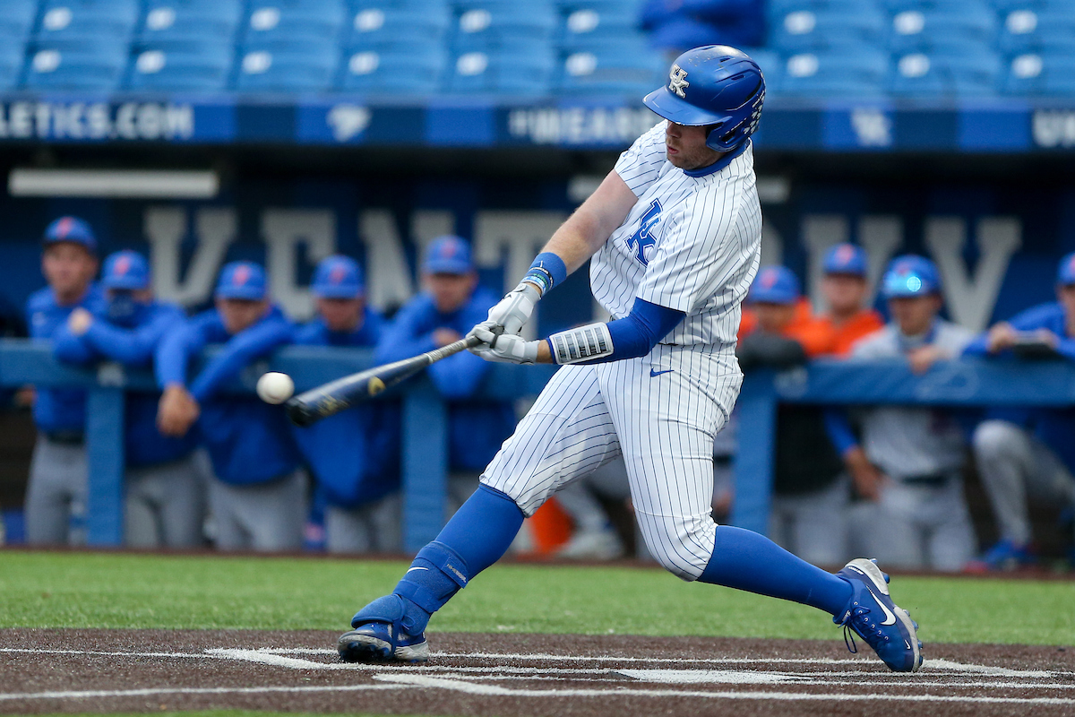 TJ Collett.

Kentucky beats Florida 7 - 5.

Photo by Sarah Caputi | UK Athletics