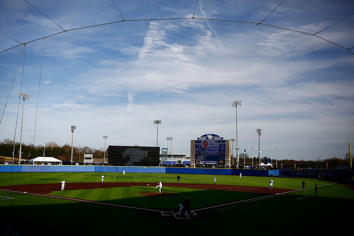 Kentucky Proud Park.

Kentucky baseball defeated EKU 7-3 on opening day at Kentucky Proud Park.

Photo by Chet White | UK Athletics
