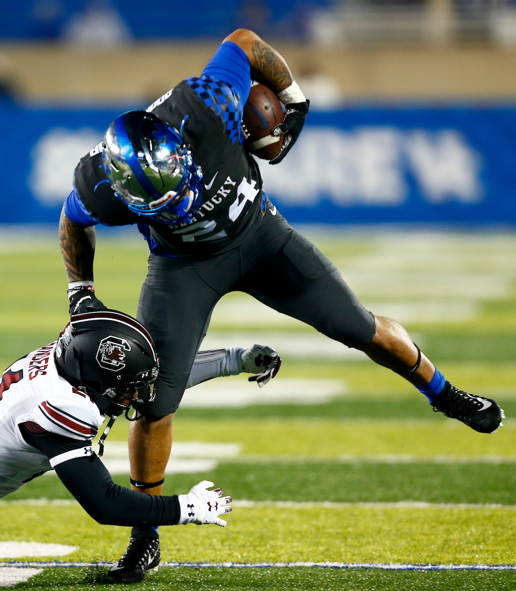 Chris Rodriguez Jr. 

Kentucky beats South Carolina, 41-18. 

Photo By Barry Westerman | UK Athletics