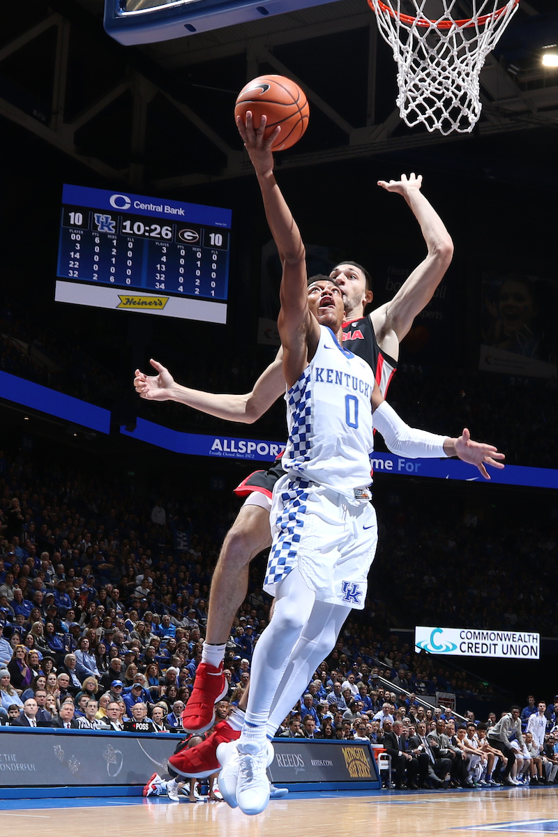 Quade Green.

The University of Kentucky men's basketball team beat Georgia 66-61 on Sunday, December 31, 2017 at Rupp Arena in Lexington, Ky. 

Photo by Quinn Foster I UK Athletics