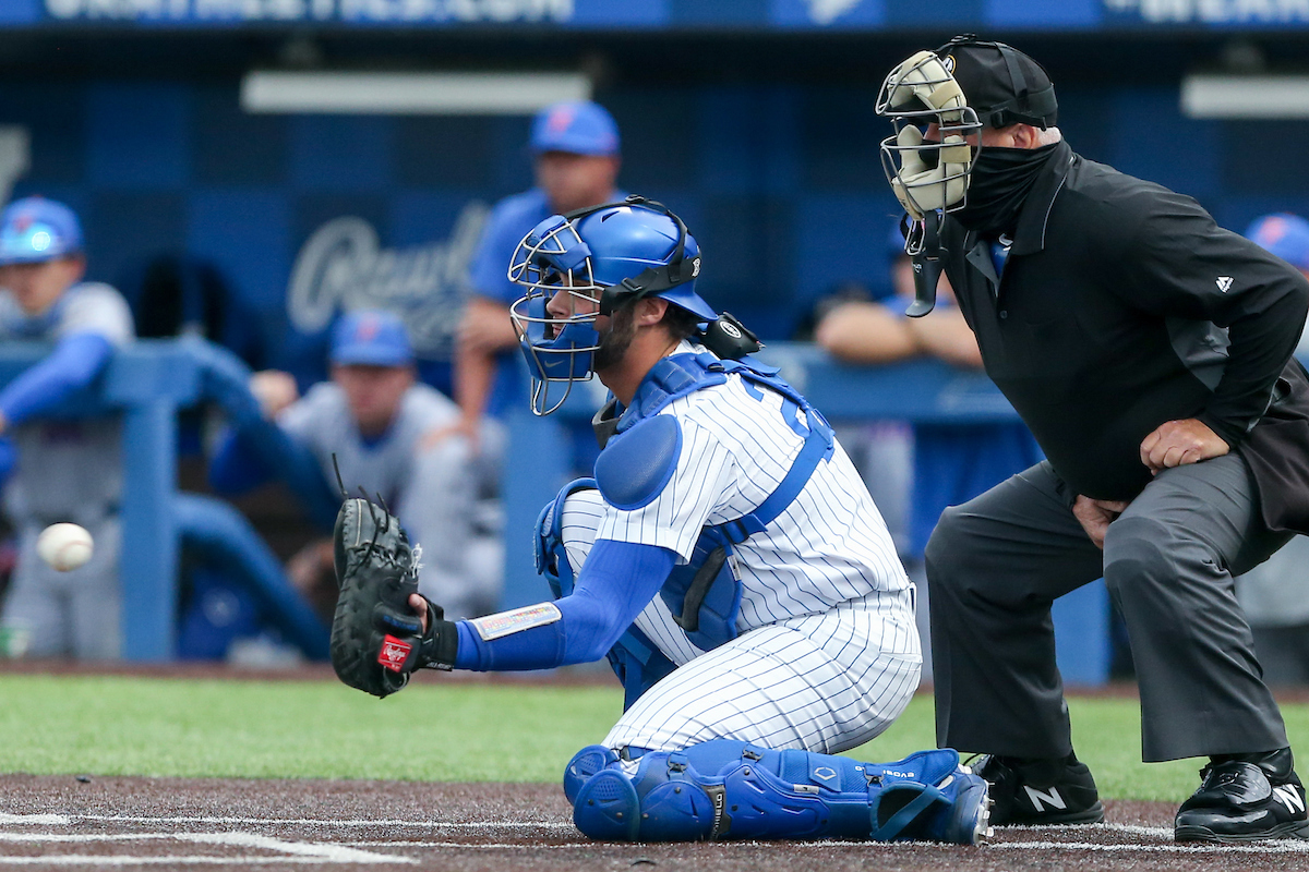 Coltyn Kessler.

Kentucky beats Florida 7 - 5.

Photo by Sarah Caputi | UK Athletics
